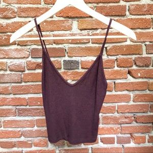 NWT Brandy Melville Maroon Tank